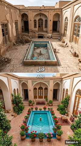 تصویر نمونه بازسازی آپارتمان قدیمی